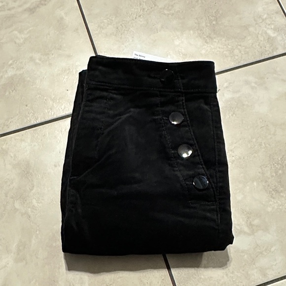 Loft corduroy Black Button Pants - Picture 1 of 5